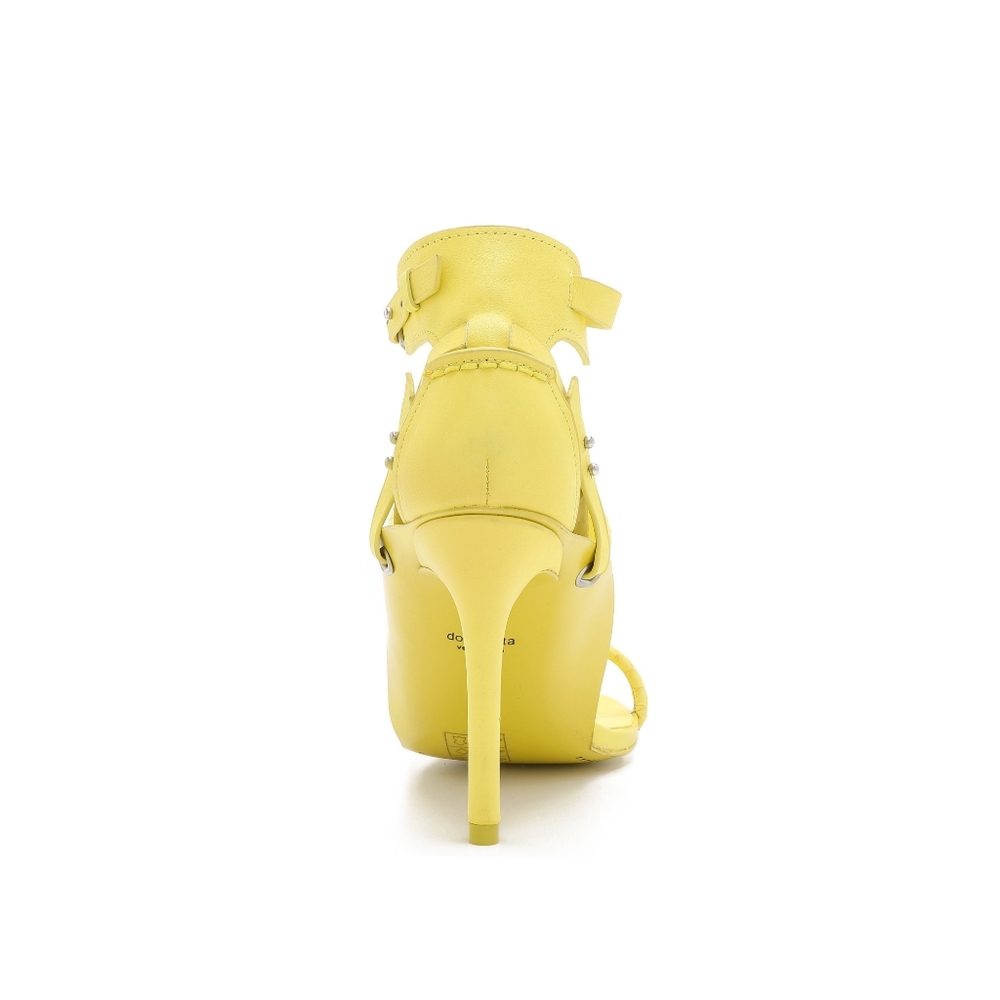 Dolce vita halton yellow strappy sandals heels - Picture 5 of 6
